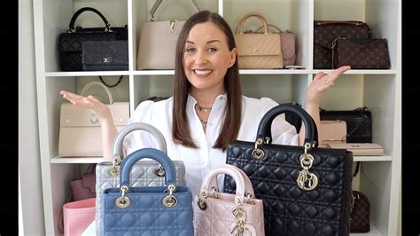 large lady dior review|Lady Dior bag size guide.